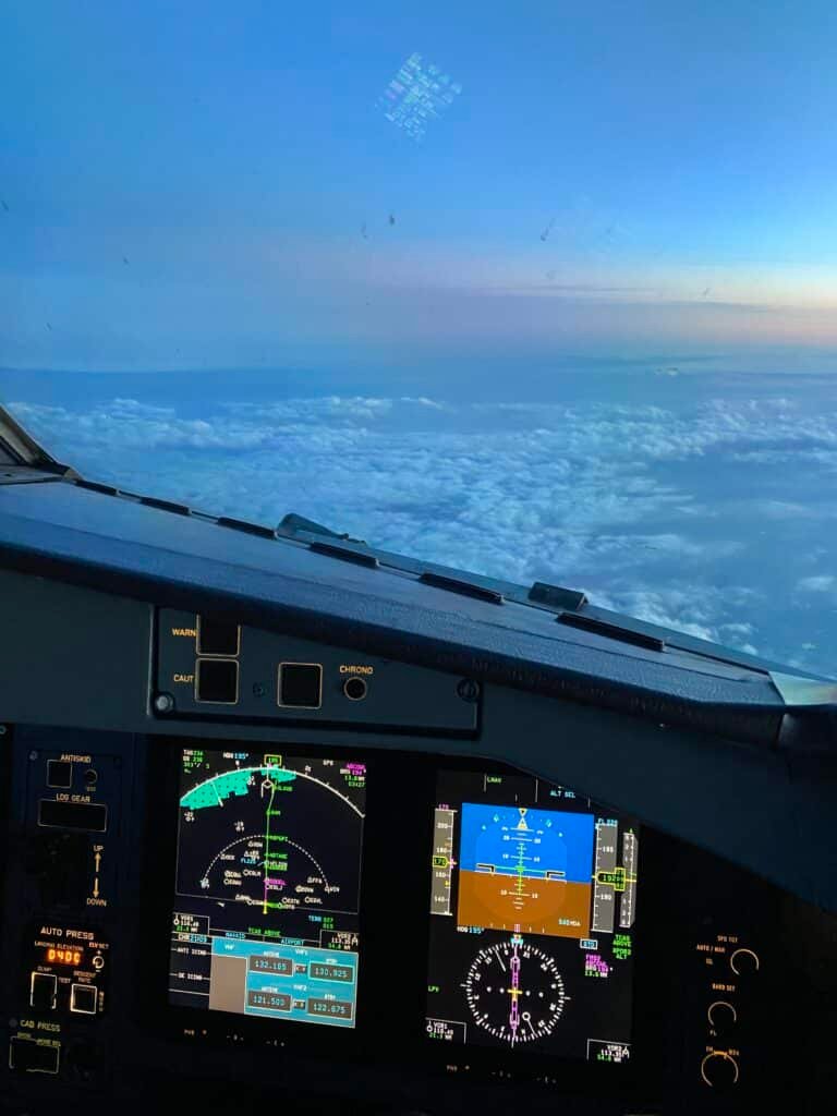 ATR flight deck